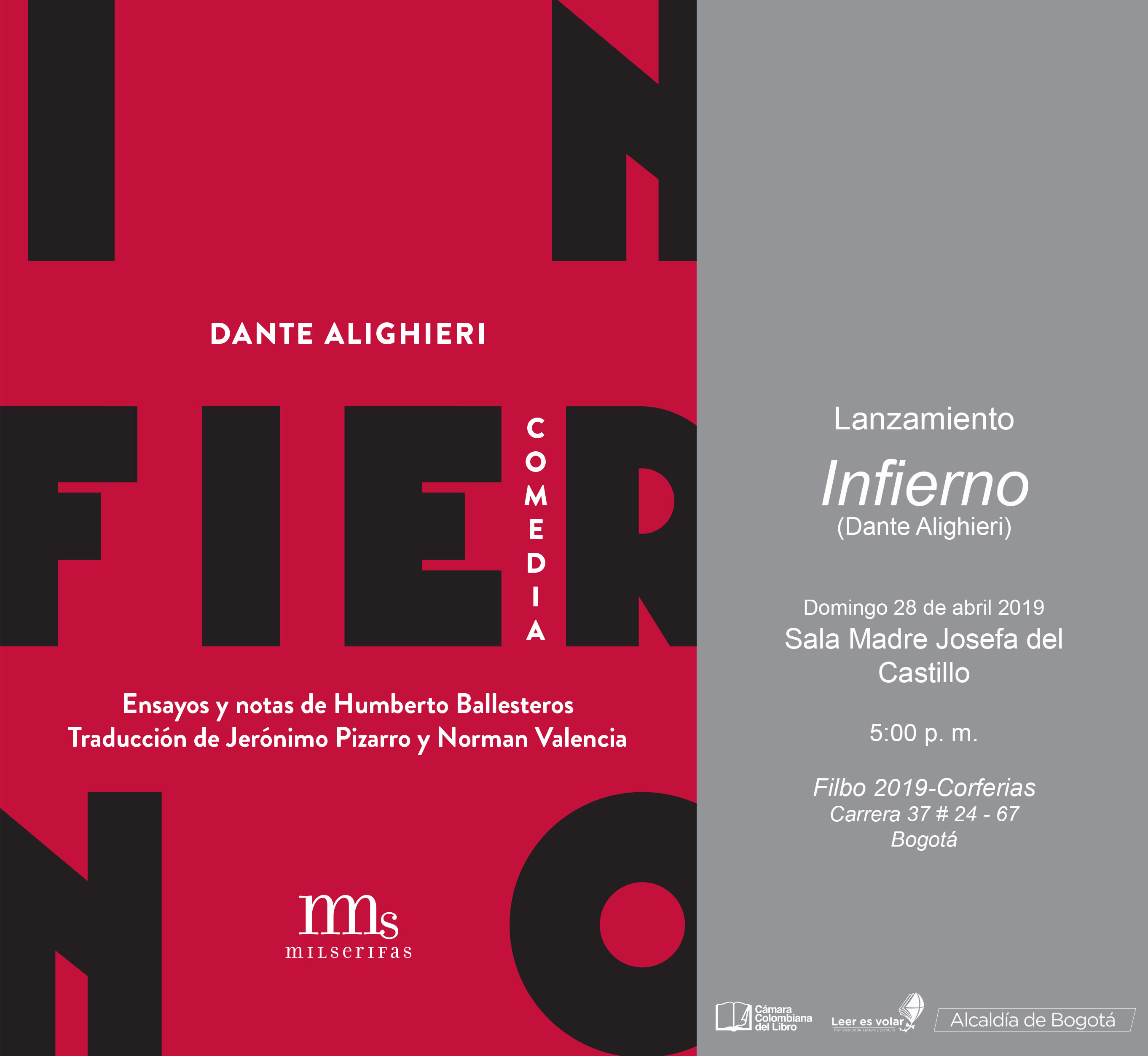 Lanzamiento Lanzamiento del Infierno de Dante Alighieri Idartes